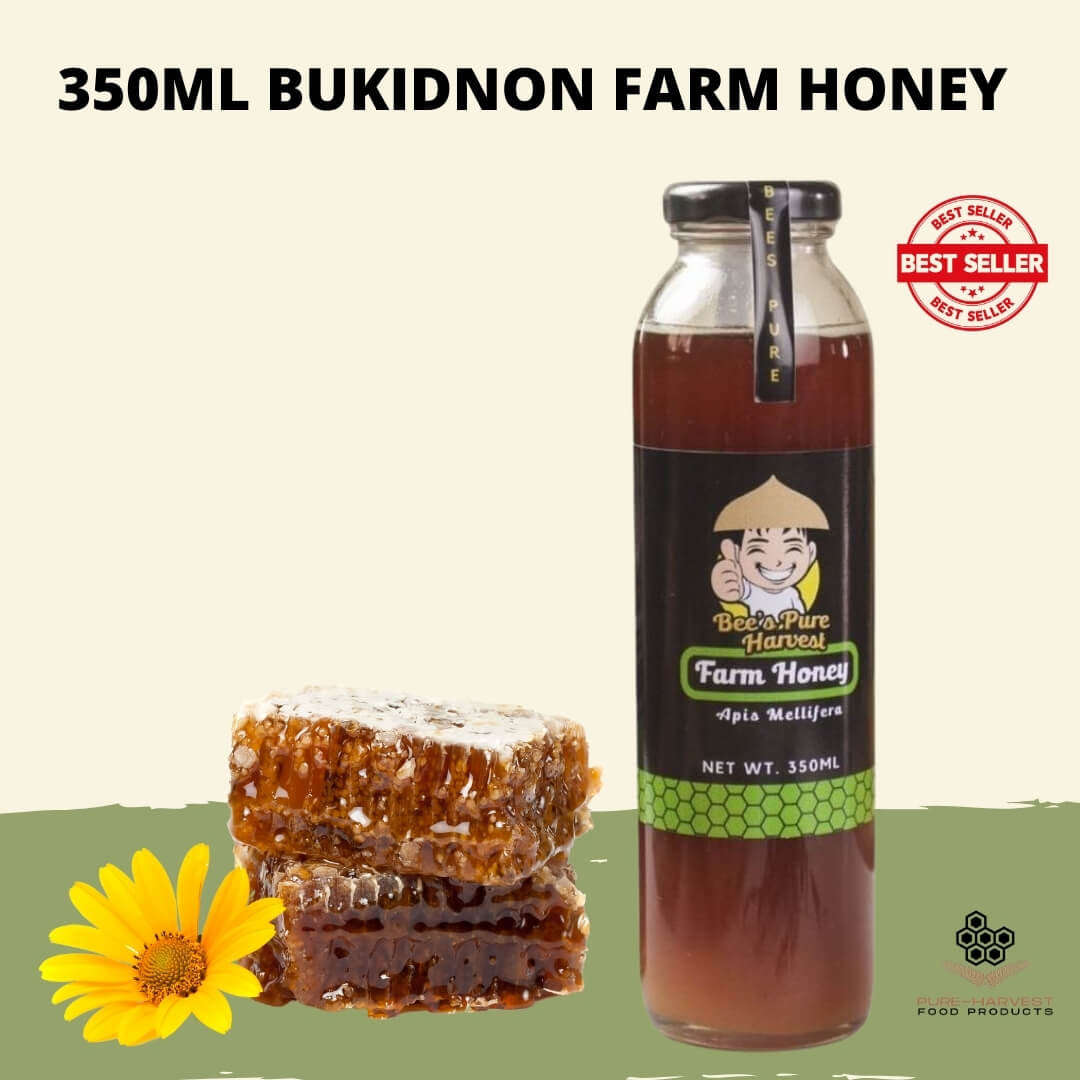 Bee's Pure Harvest - 350ml Bukidnon Raw Honey
